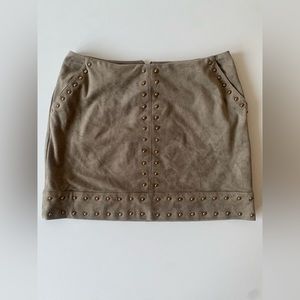 Suede Skirt